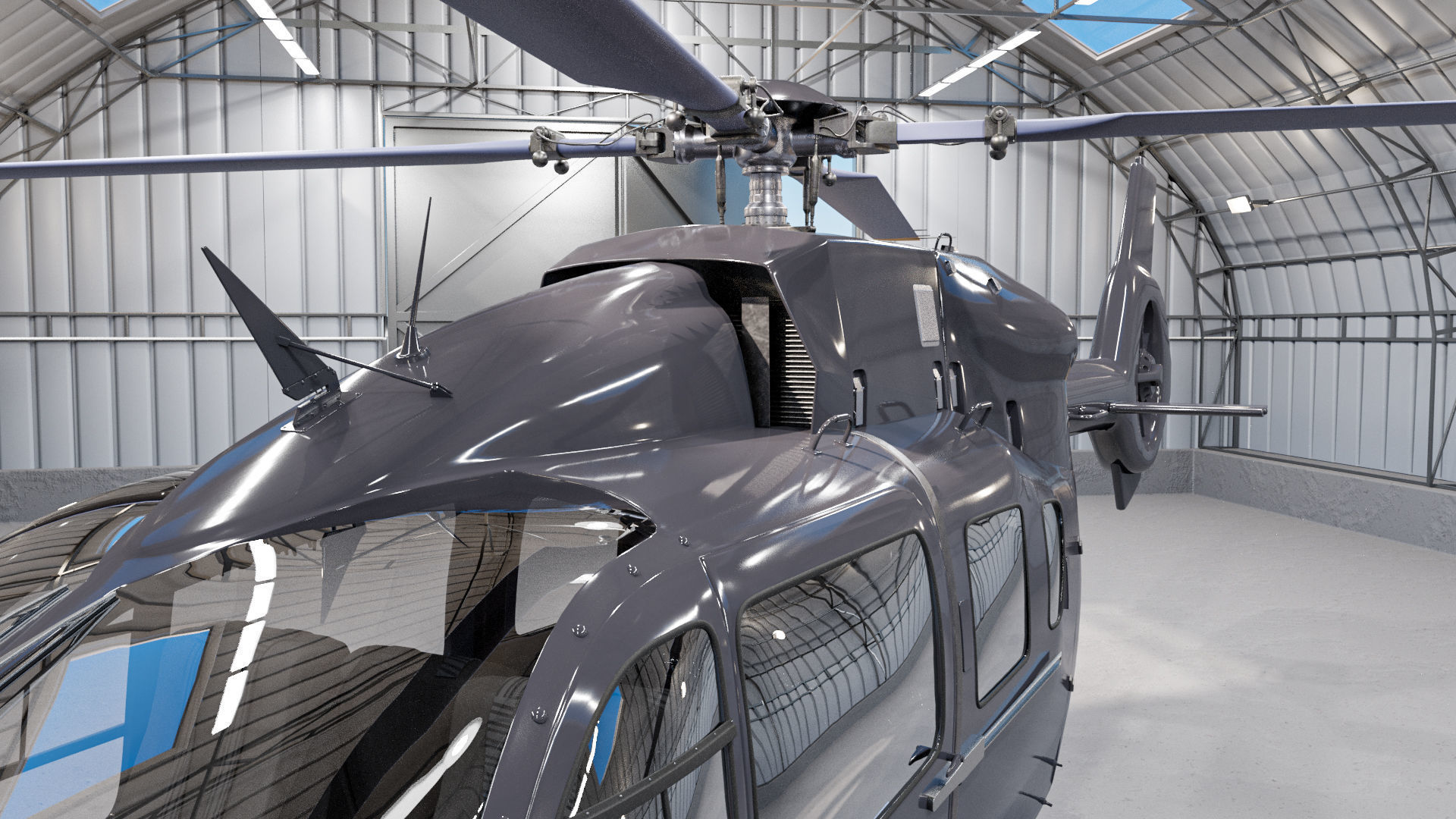 Airbus Helicopter H145 3D model_10