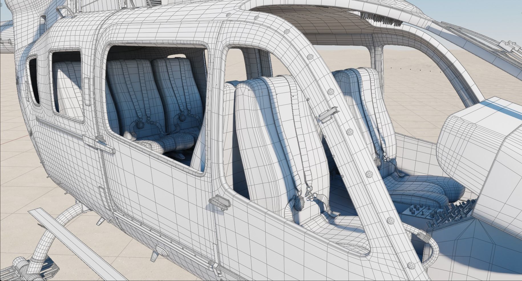 Airbus Helicopter H145 3D model_17