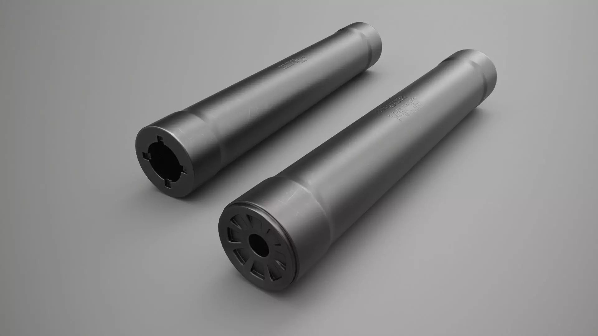 Sig Sauer SRD22X Suppressor Low-poly 3D model_0