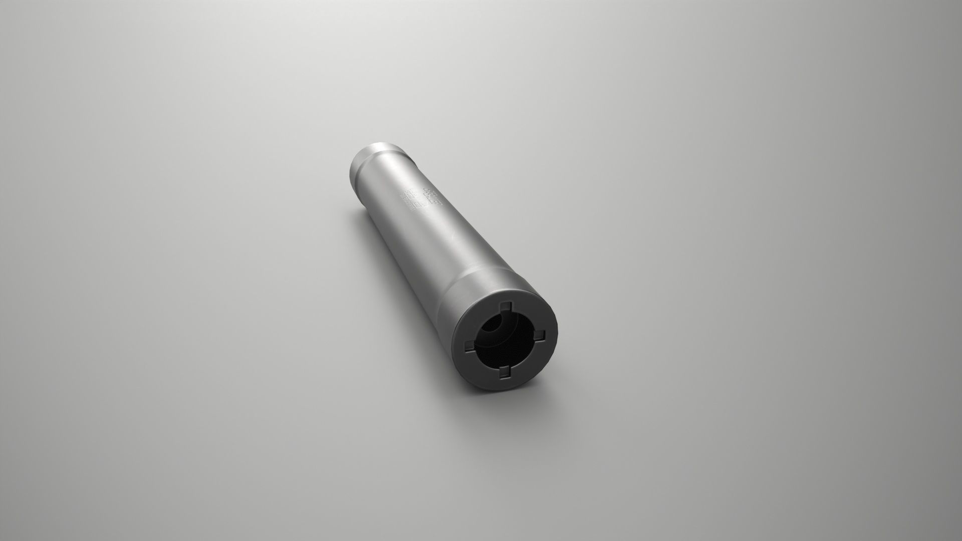 Sig Sauer SRD22X Suppressor Low-poly 3D model_10