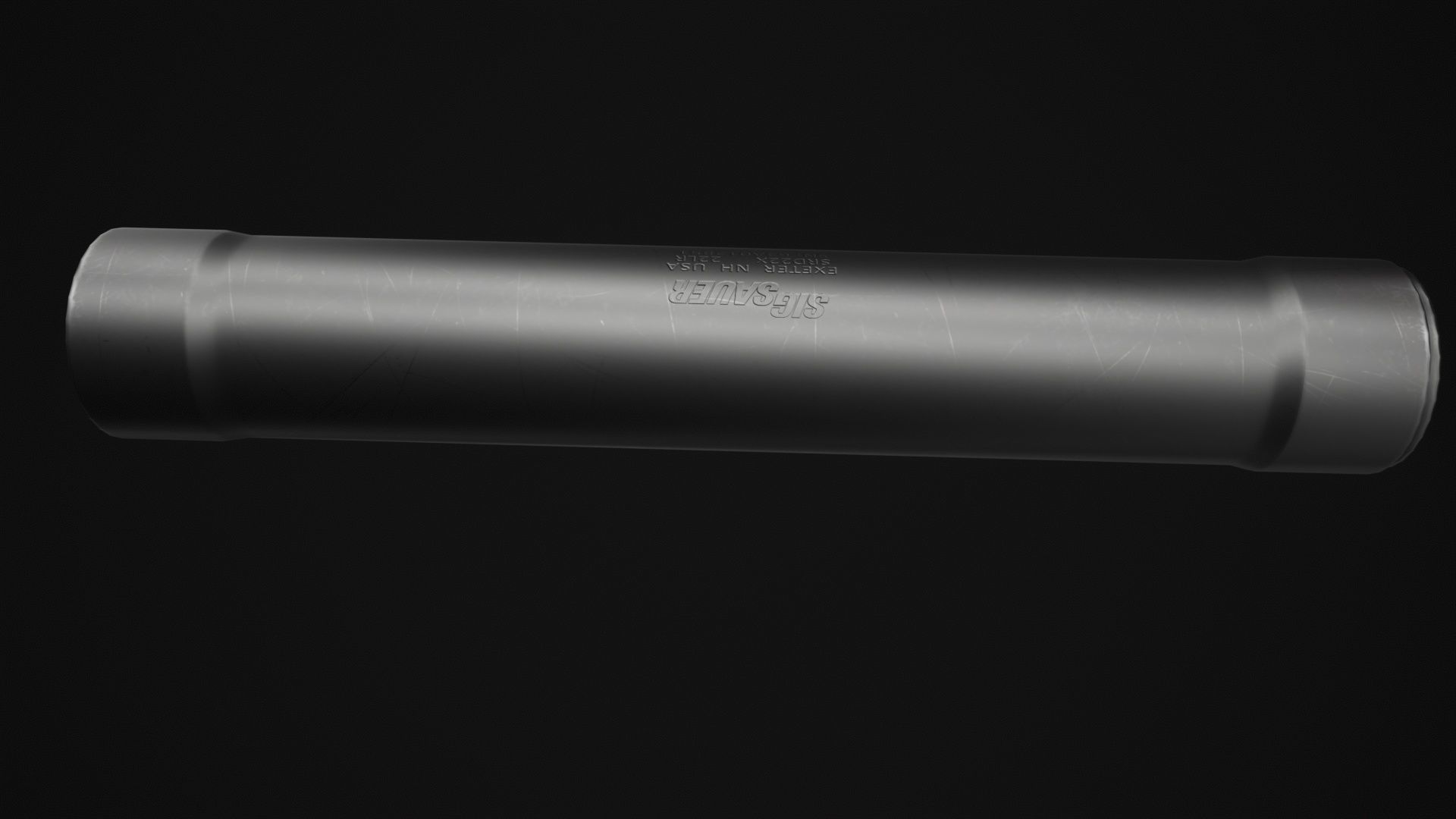 Sig Sauer SRD22X Suppressor Low-poly 3D model_8