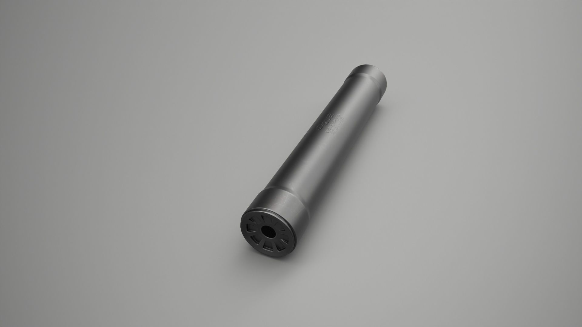 Sig Sauer SRD22X Suppressor Low-poly 3D model_9