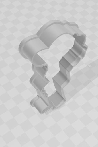 3D MODEL CUTTER COOKIE DIPPER GRAVITY FALLS  3D print model_2