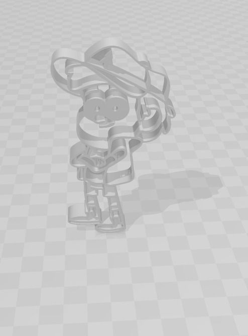 3D MODEL CUTTER COOKIE DIPPER GRAVITY FALLS  3D print model_4