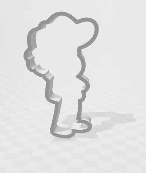 3D MODEL CUTTER COOKIE DIPPER GRAVITY FALLS  3D print model_0