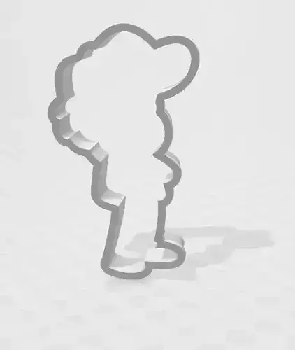 3D MODEL CUTTER COOKIE DIPPER GRAVITY FALLS 