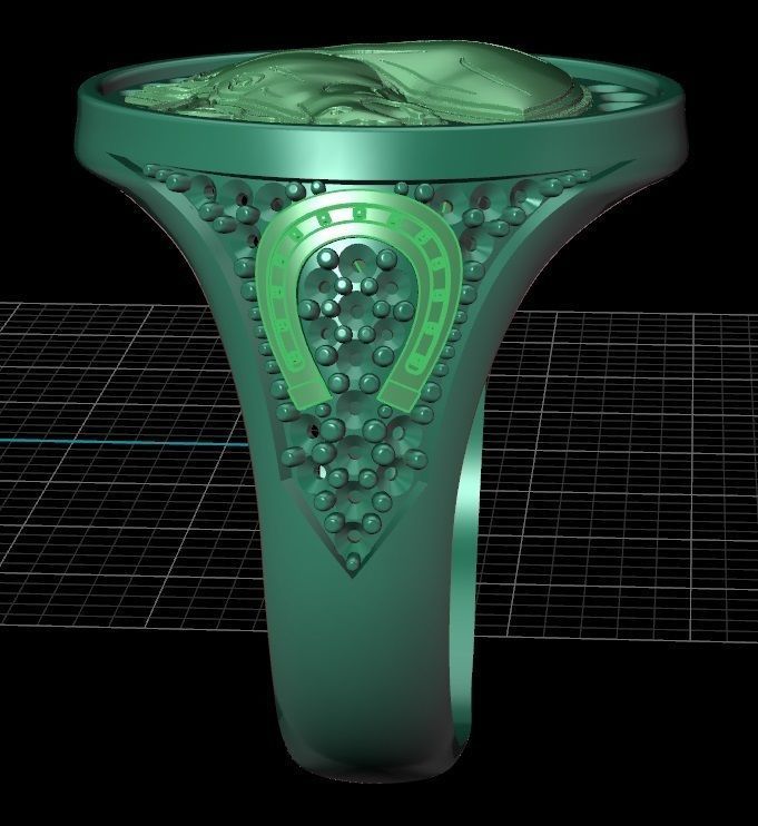 Ring Horse 17 3D print model_13