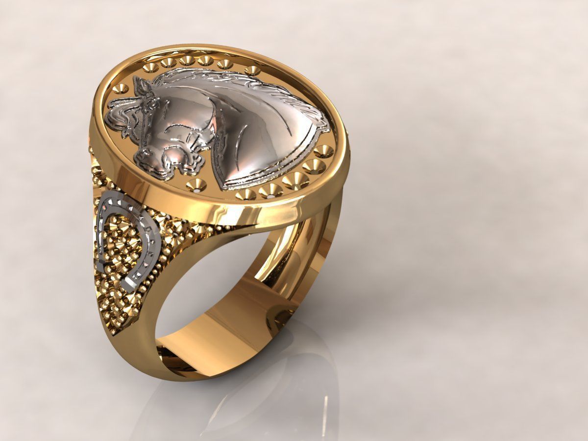 Ring Horse 17 3D print model_6