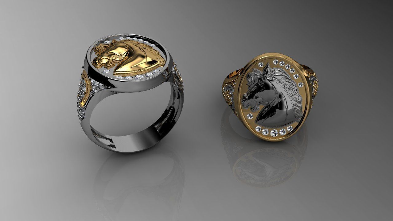 Ring Horse 17 3D print model_16
