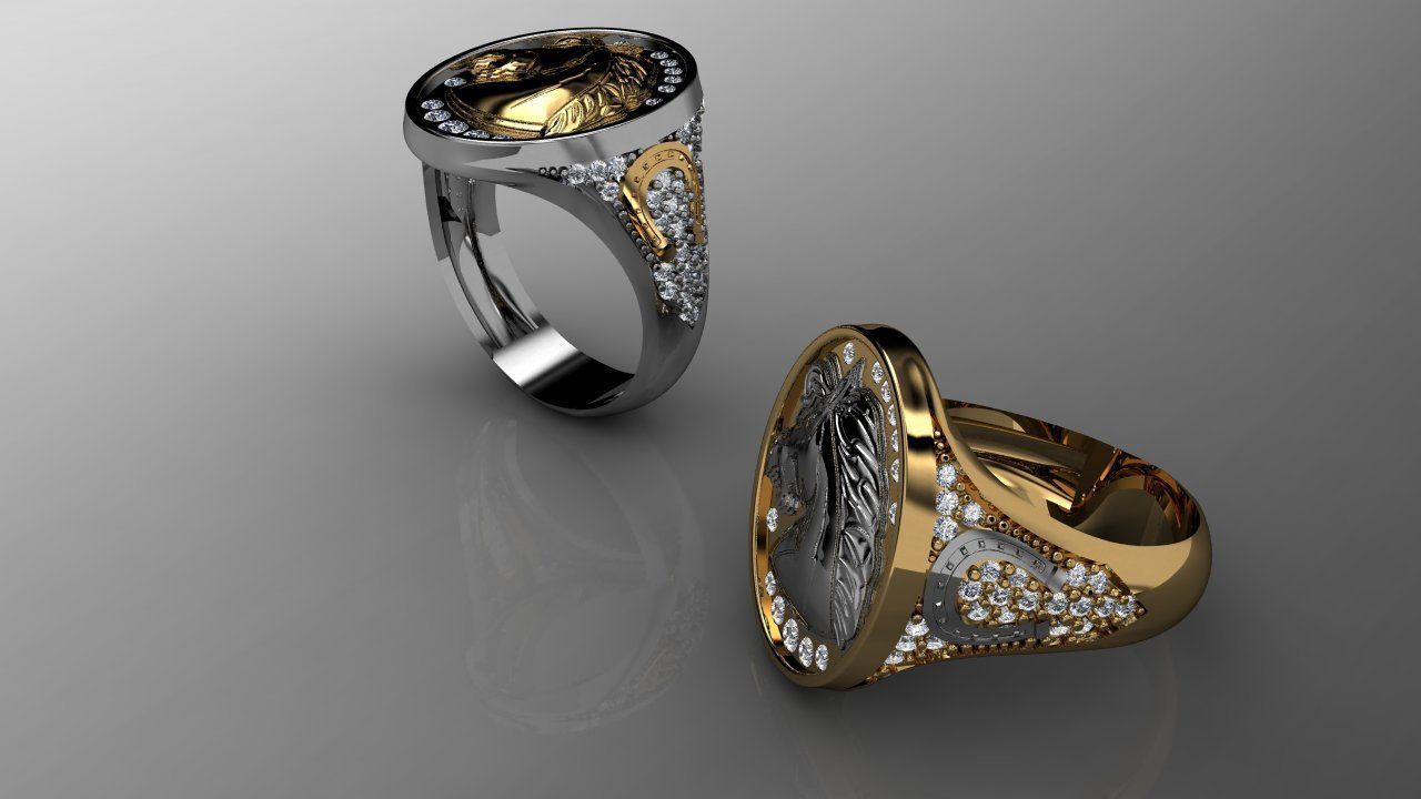 Ring Horse 17 3D print model_17