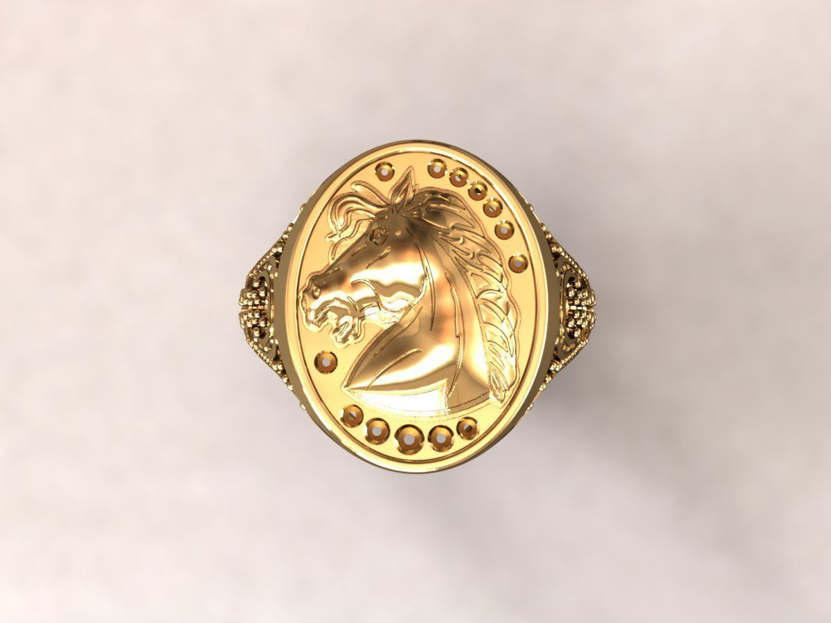Ring Horse 17 3D print model_5