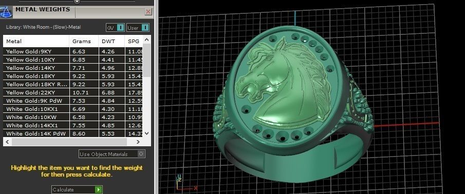 Ring Horse 17 3D print model_11