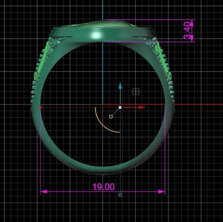 Ring Horse 17 3D print model_9