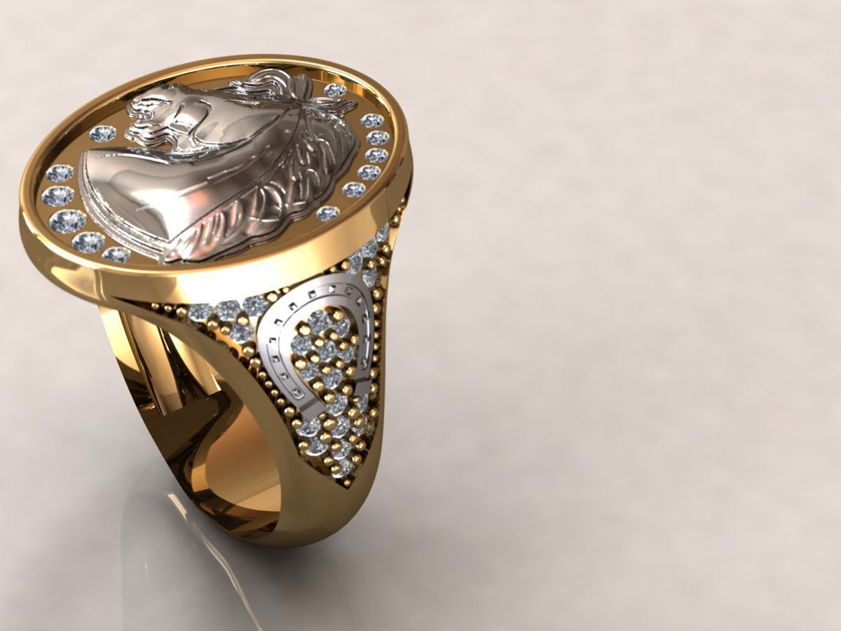 Ring Horse 17 3D print model_2