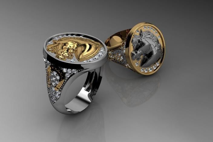 Ring Horse 17 3D print model_15