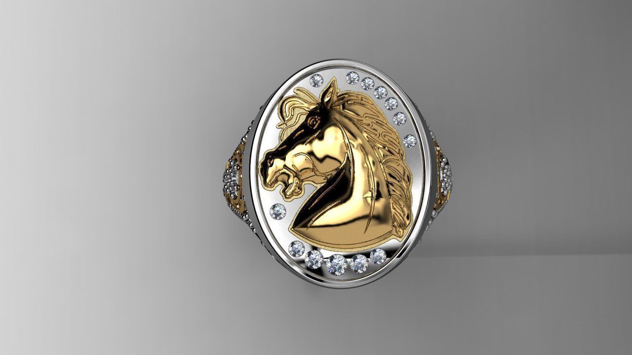 Ring Horse 17 3D print model_19