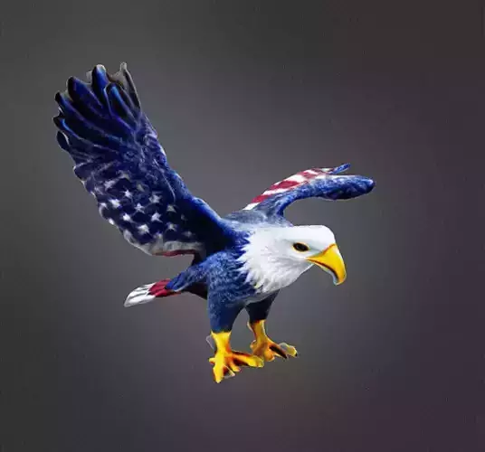 American eagle  3D print model