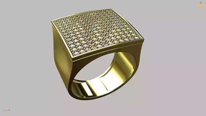  Gems Square Ring