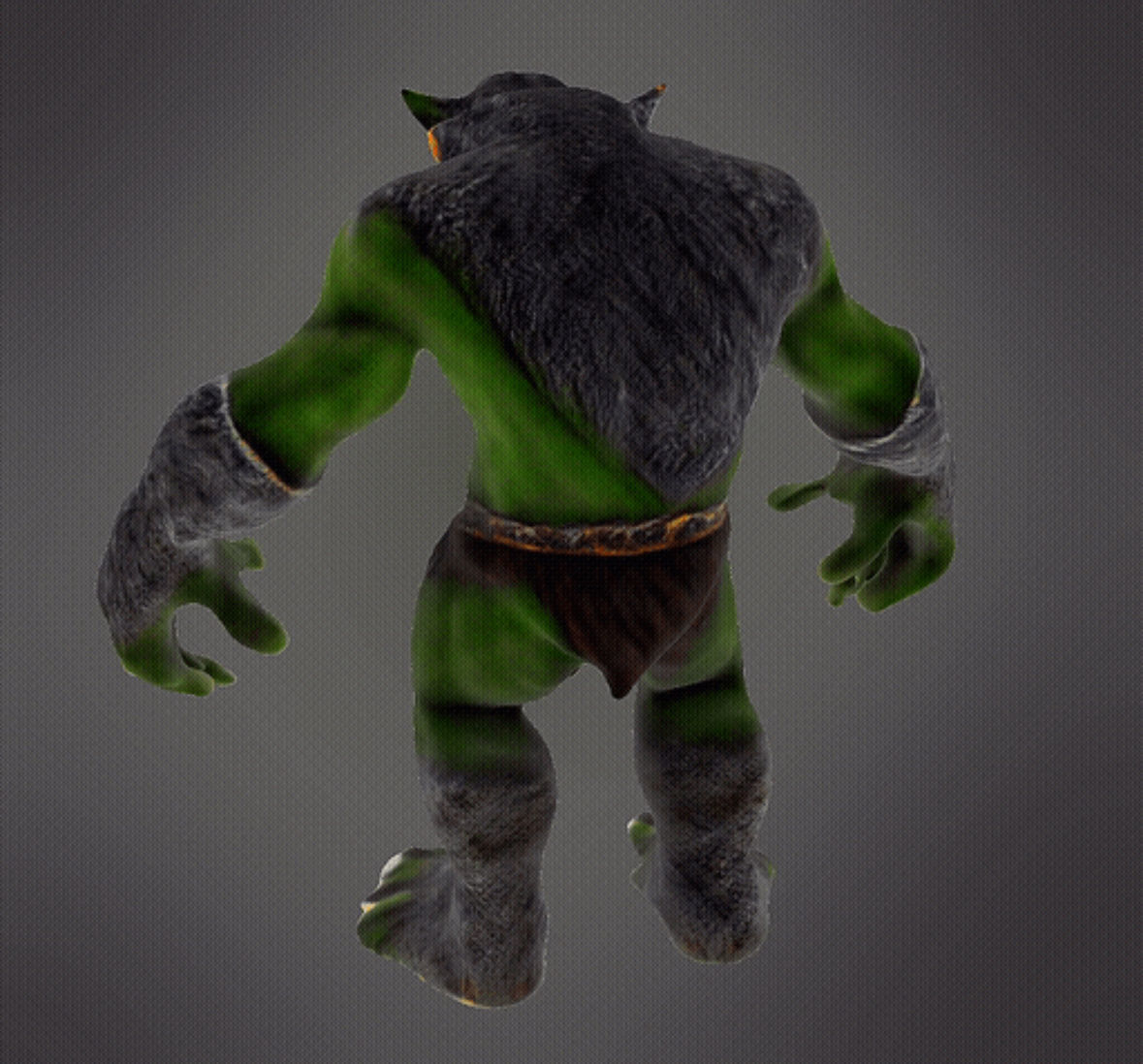 Mountain troll 3D print model_1
