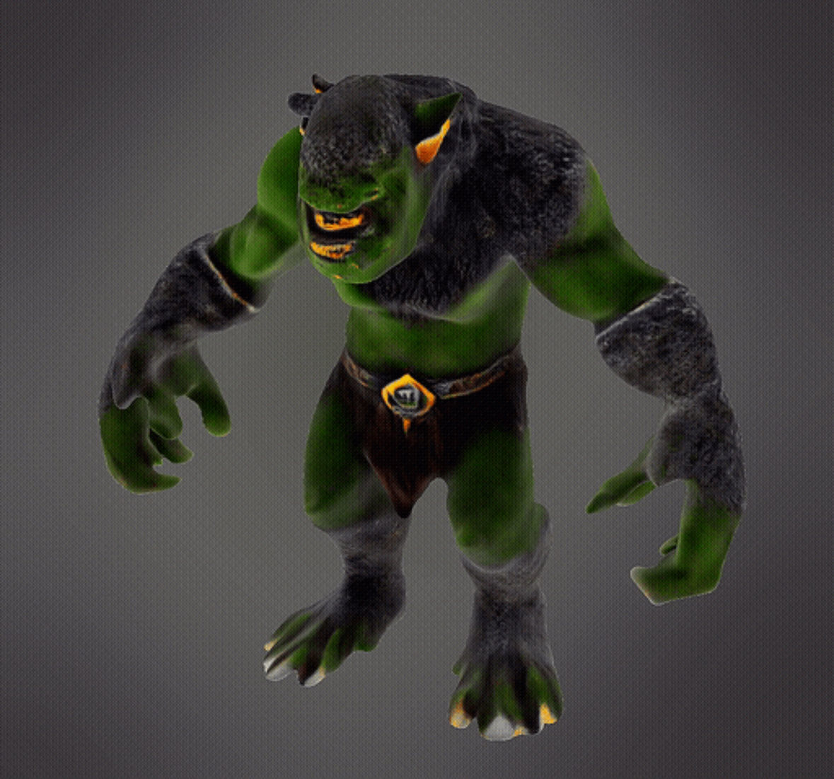 Mountain troll 3D print model_5