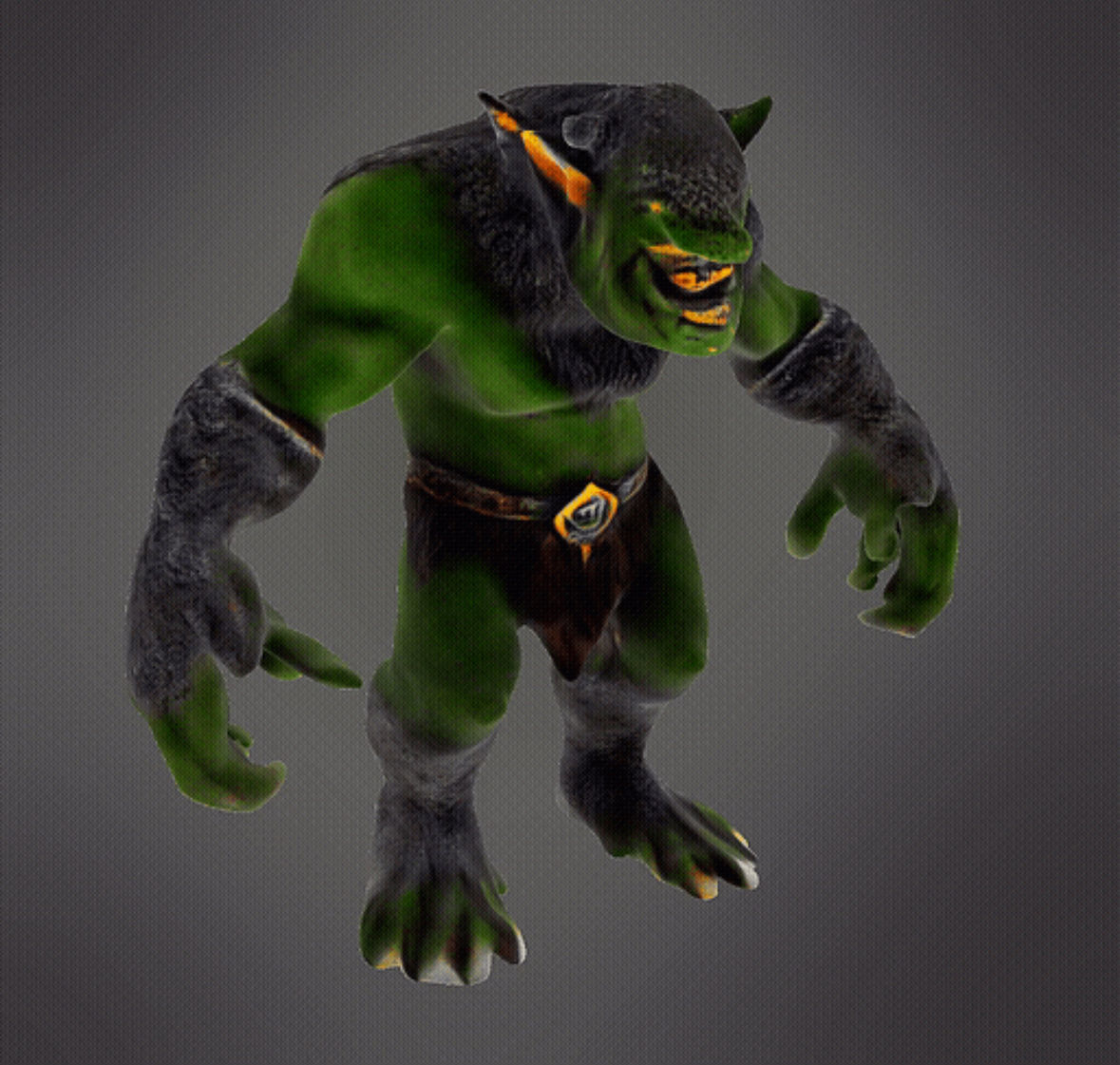 Mountain troll 3D print model_7