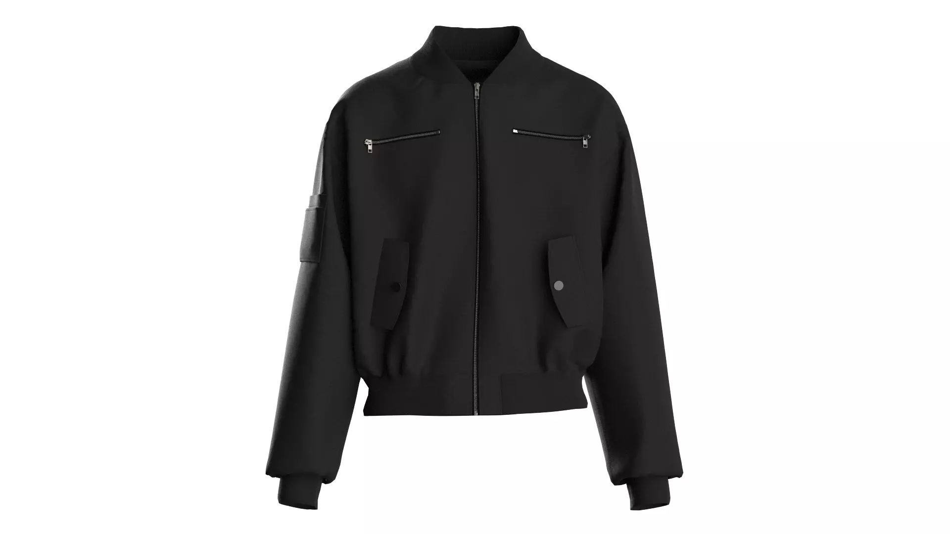 Male bomber jacket 3D model