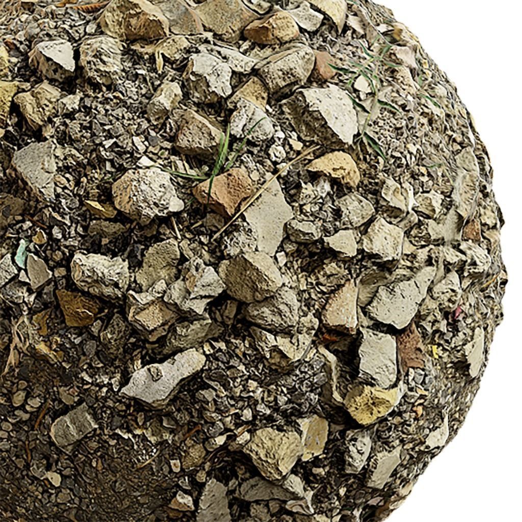 Gravel Seamless Texture 2K - EXR 5 - JPG 5 Texture Texture_4