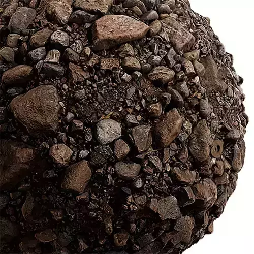 Gravel Seamless Texture 2K - EXR 5 - JPG 5 Texture