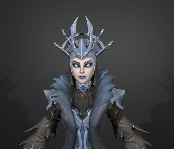 ice queen 3D model