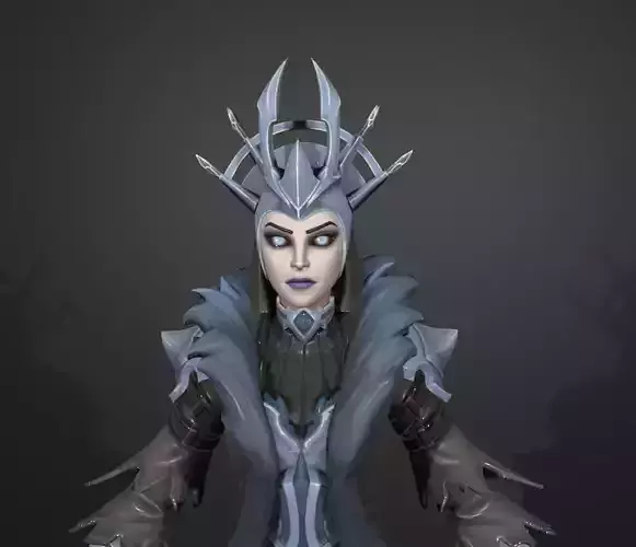 ice queen 3D model