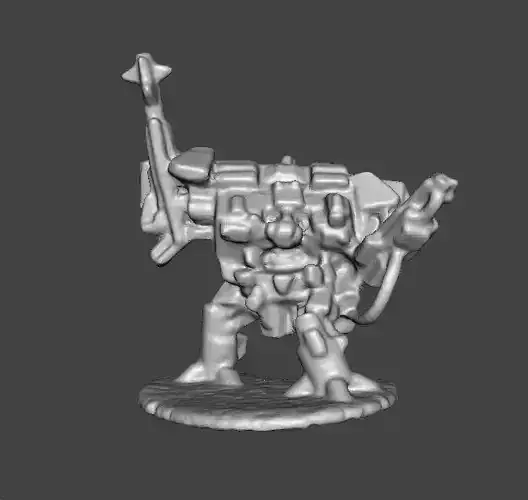 6MM SCALE HEAVY WALKER MECH MINIATURE MODEL FOR SCIFI GAMES 3D print model