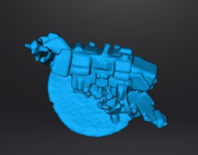 6MM SCALE HEAVY WALKER MECH MINIATURE MODEL FOR SCIFI GAMES 3D print model_10