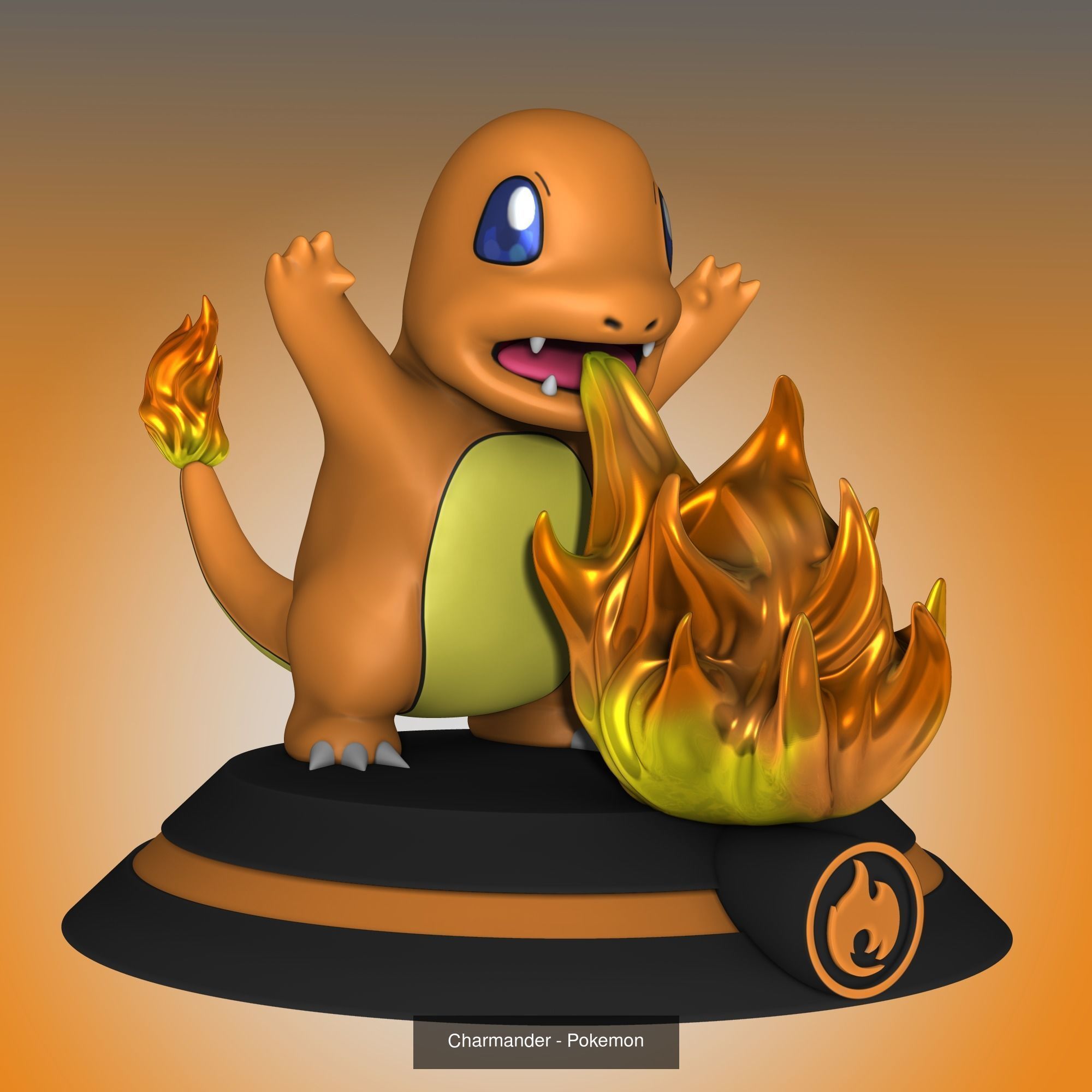 Pokemon pack 2 3D Model Collection_1