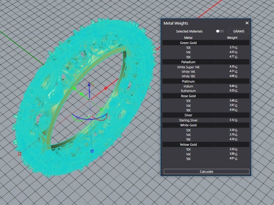 Engagment ring 3D print model_4