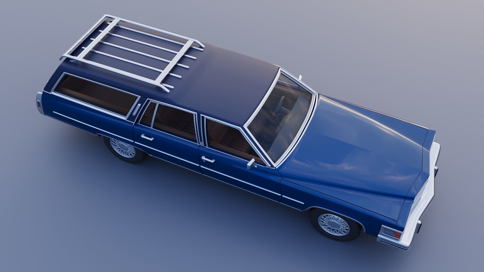 Cadillac Fleetwood Brougham Station Wagon 1979 3D print model_11