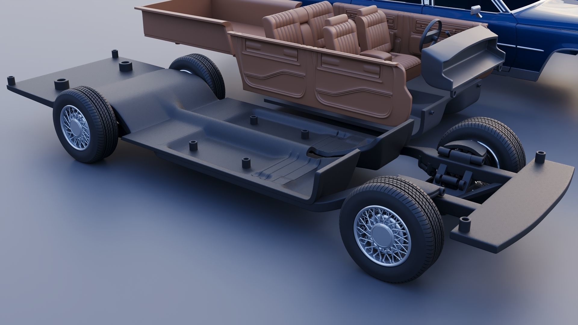 Cadillac Fleetwood Brougham Station Wagon 1979 3D print model_21