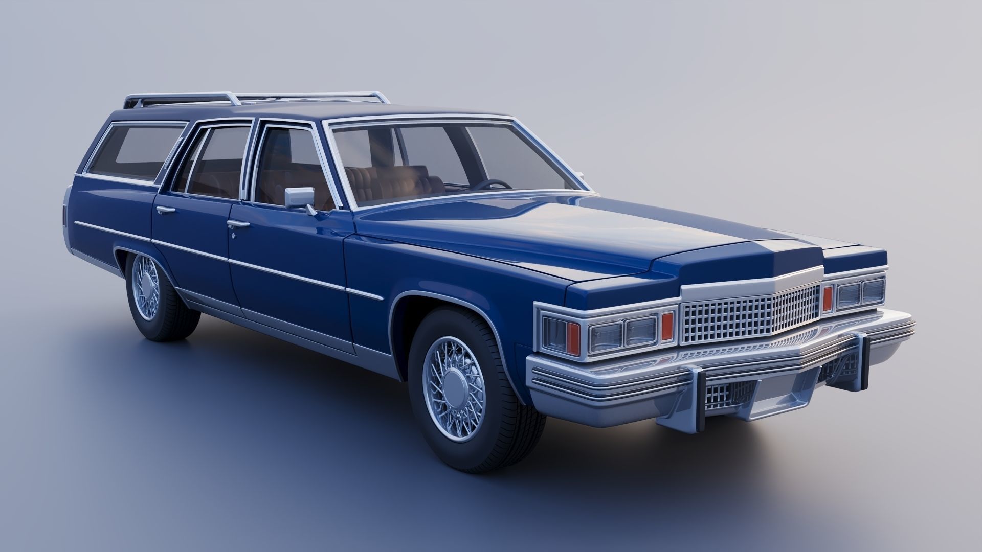 Cadillac Fleetwood Brougham Station Wagon 1979 3D print model_10