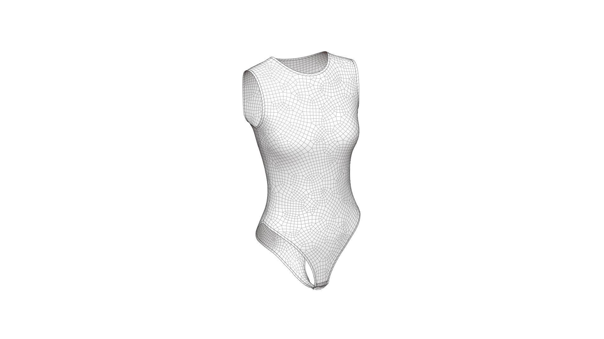 Swimsuit 3D model_21