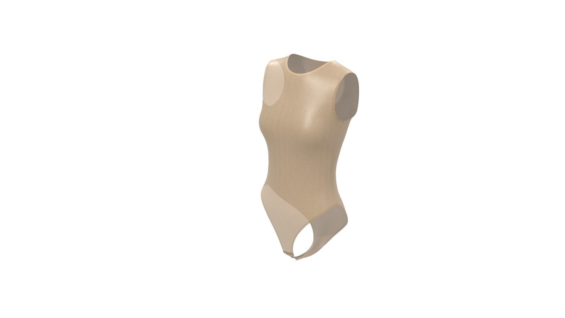 Swimsuit 3D model_2