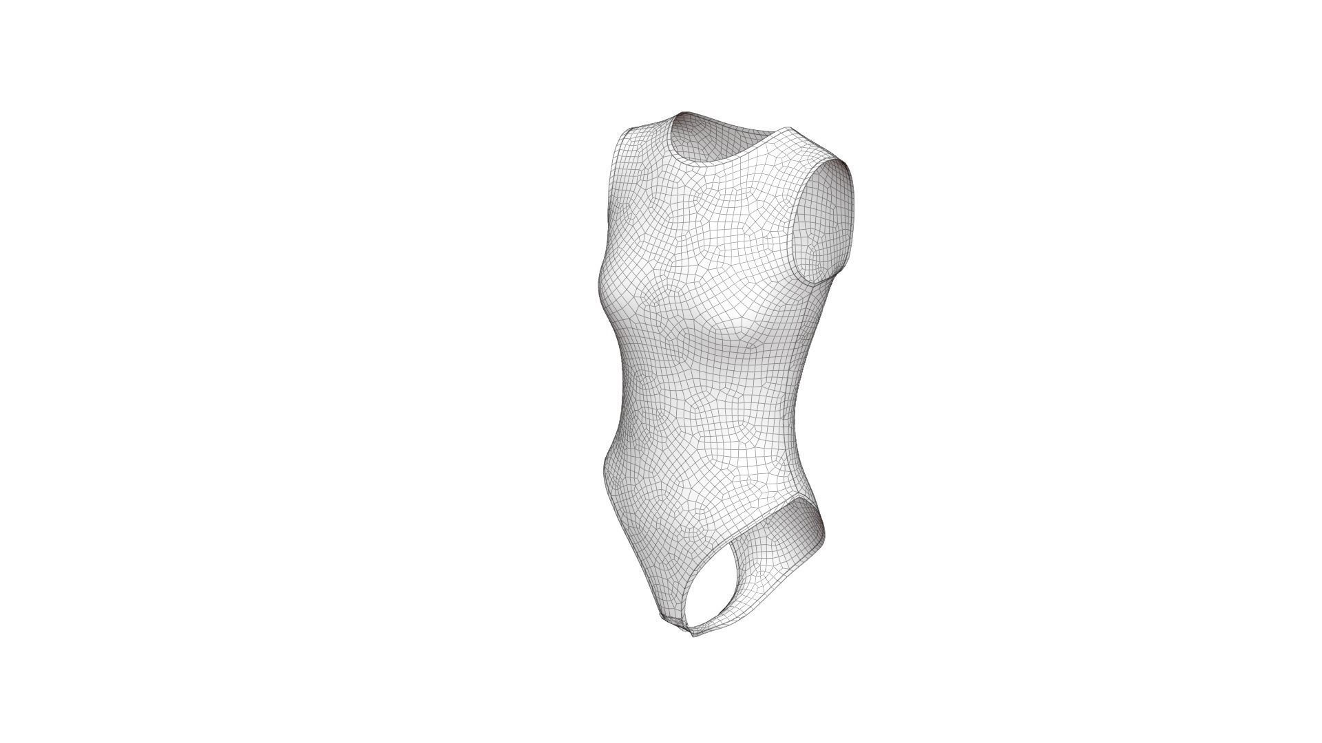 Swimsuit 3D model_15