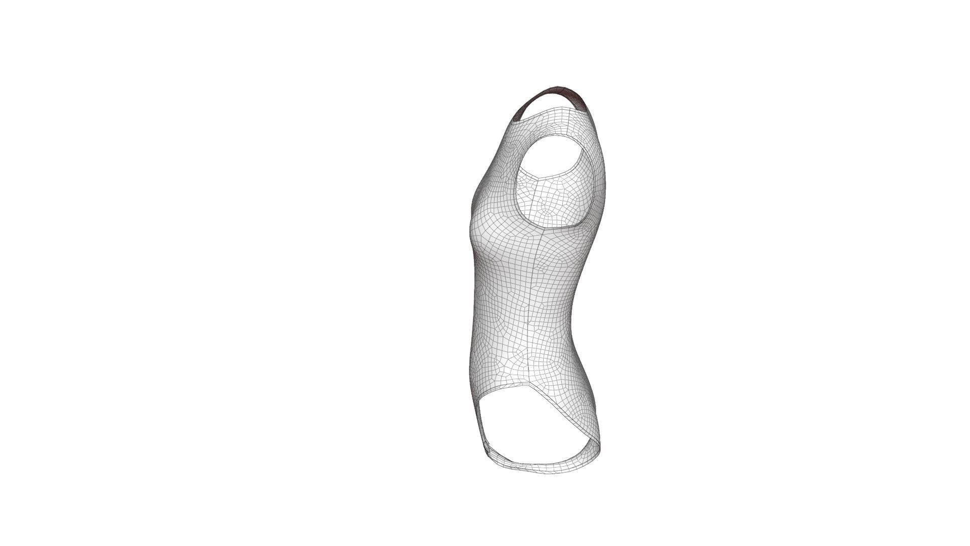 Swimsuit 3D model_16