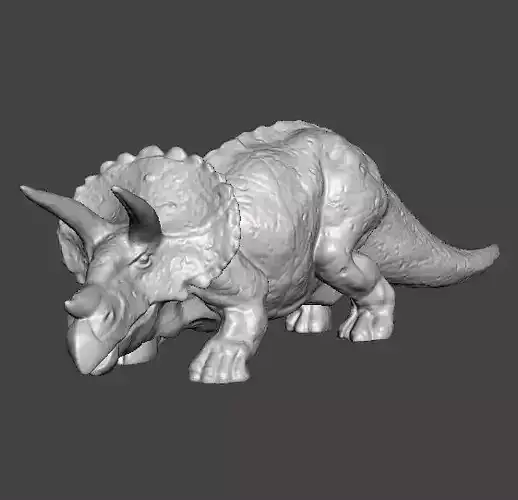 TRICERATOPS FIGURE TOY MINIATURE MODEL DINOSAUR MONSTER RPG DND