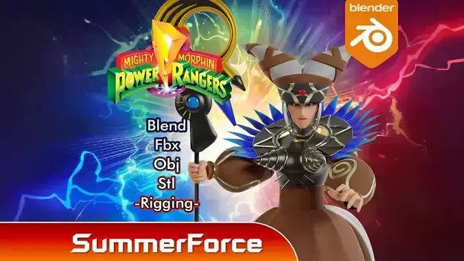 Rita Repulsa - Power Ranger 3D model