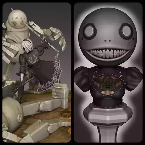 Nier Automata pack 3D Model Collection