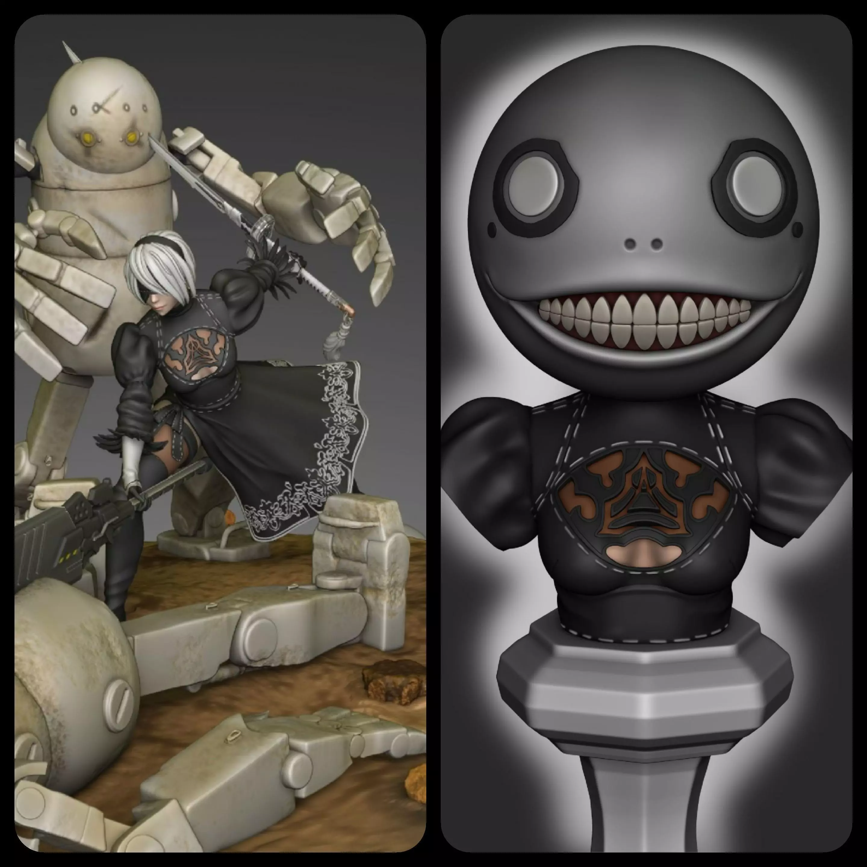 Nier Automata pack 3D Model Collection_0