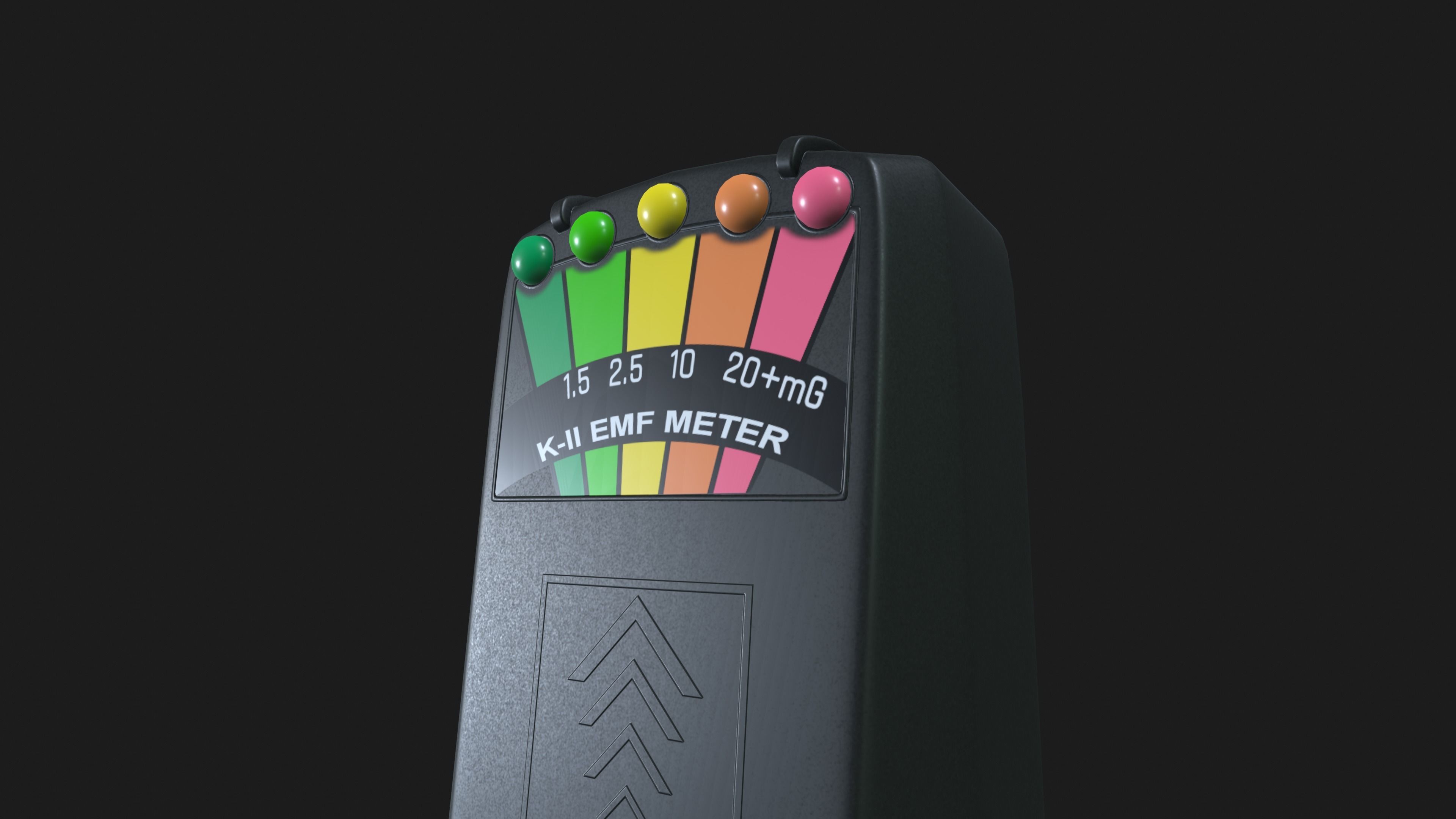 EMF Meter Low-poly 3D model_3