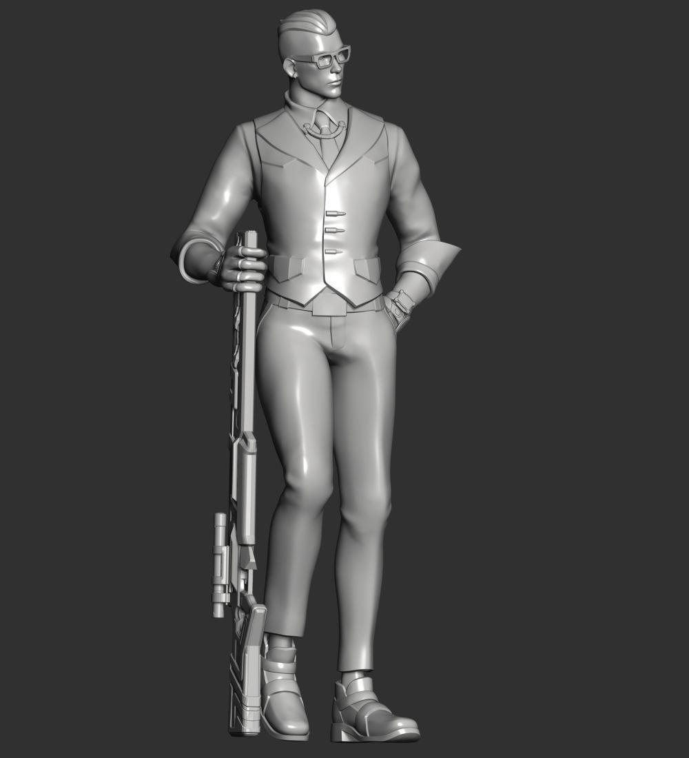 Chamber Valorant 3D print model_10