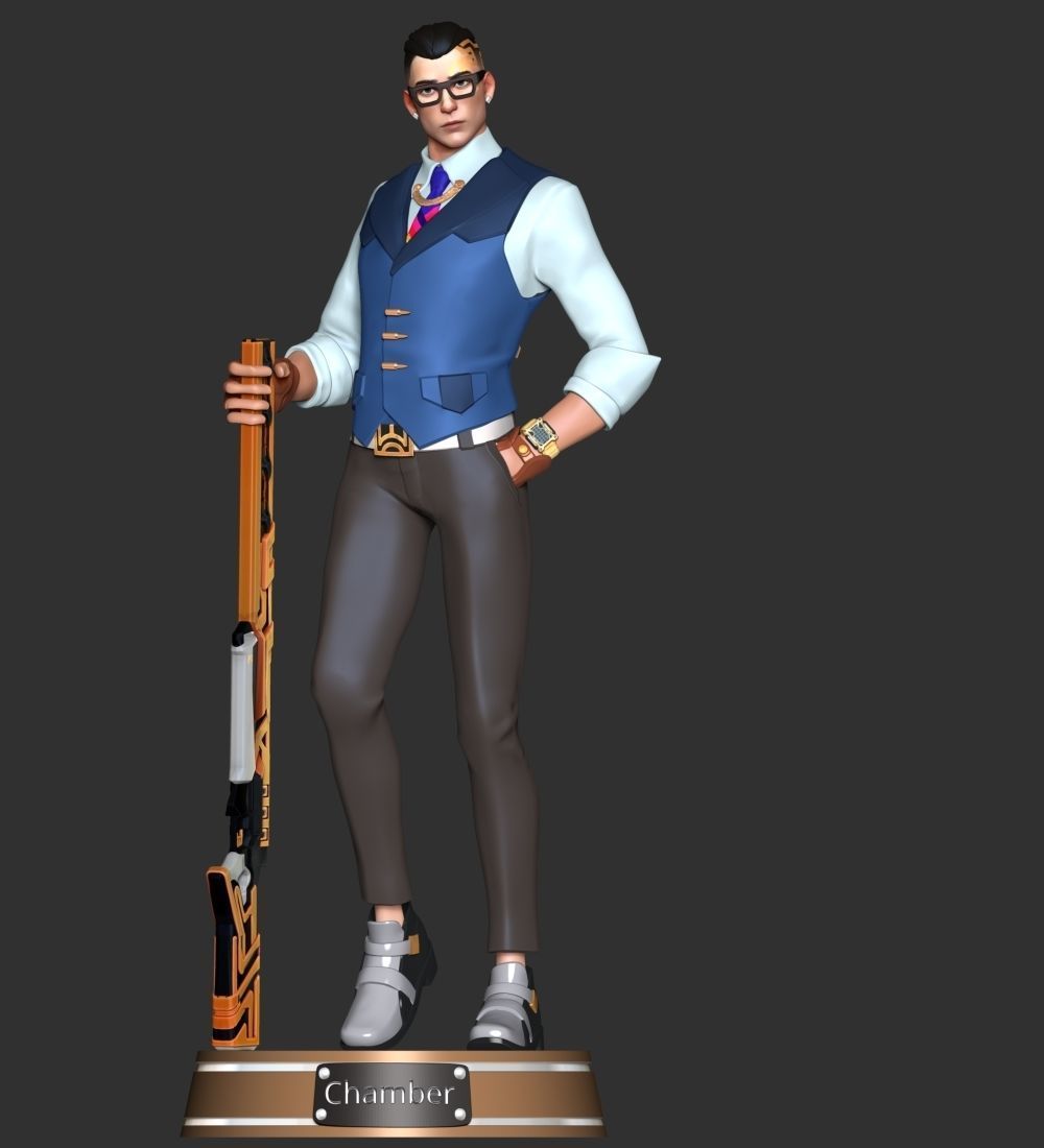 Chamber Valorant 3D print model_1