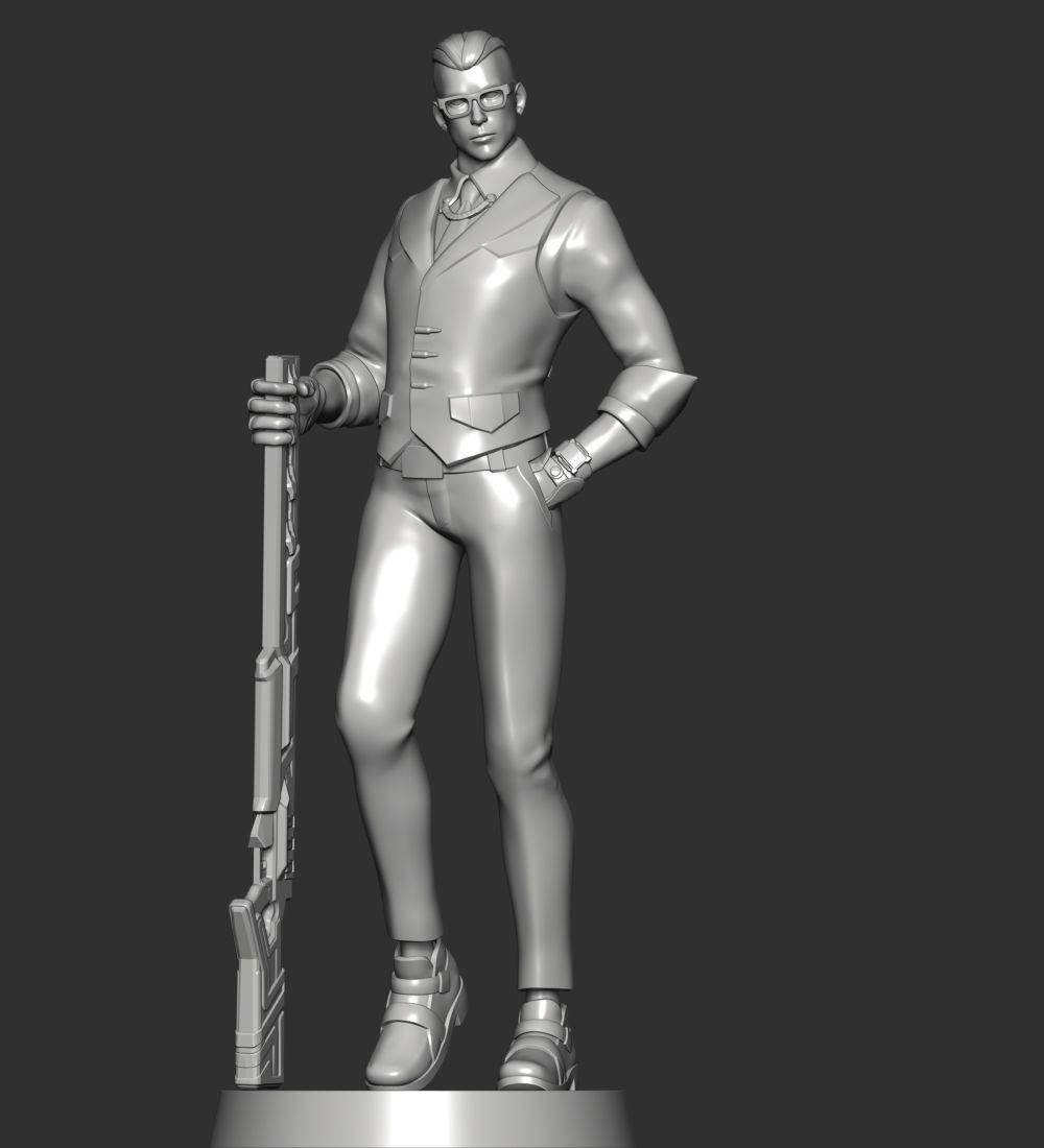 Chamber Valorant 3D print model_4