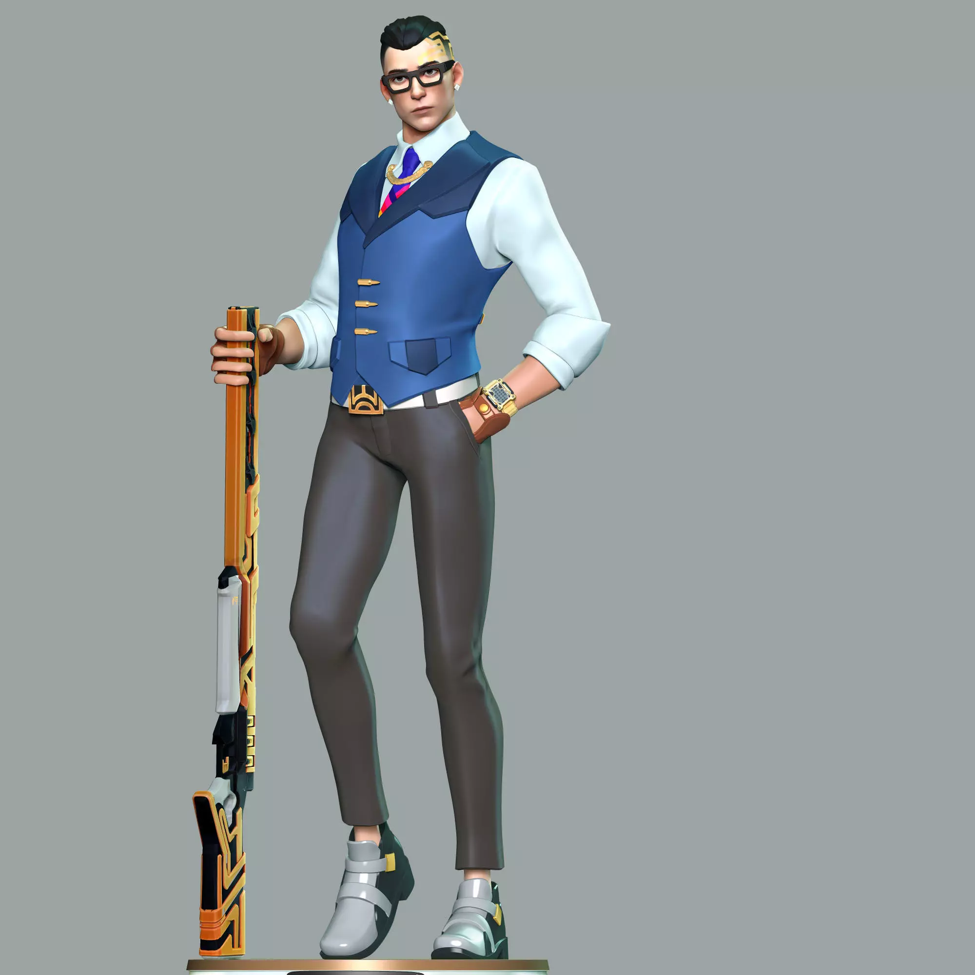 Chamber Valorant 3D print model_0